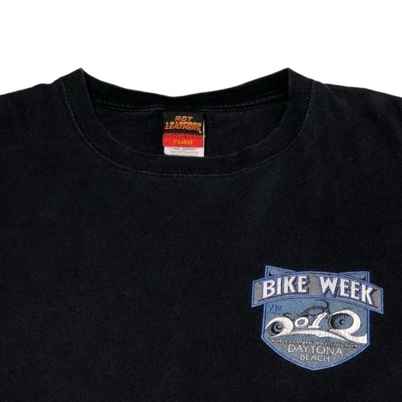 HARLEY DAVIDSON DAYTONA BEACH 2012 BIKE WEEK GRAPHIC T-SHIRT XL - Picture 4 of 10